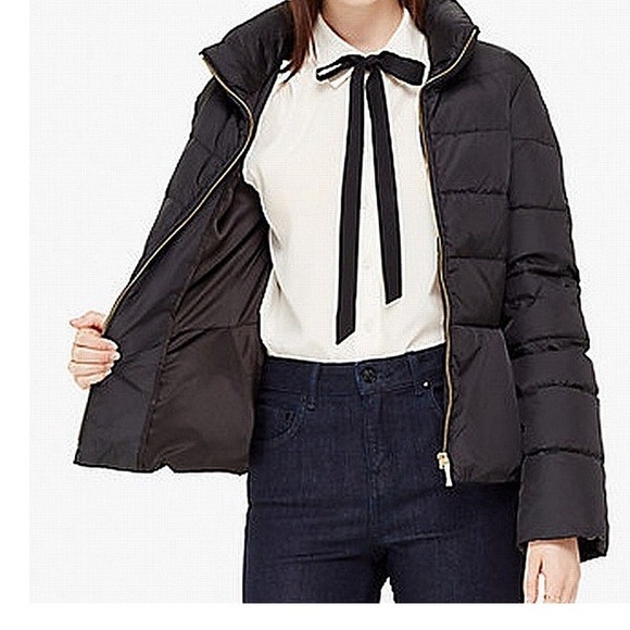 SOLD / 🆕Kate Spade Peplum Puffer Jacket NWT - Picture 2 of 8